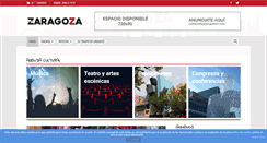 Desktop Screenshot of eventoszaragoza.com